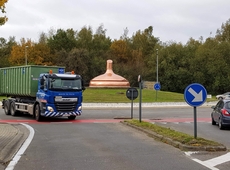 Hier komt de nieuwe ontsluitingsweg voor vrachtwagens